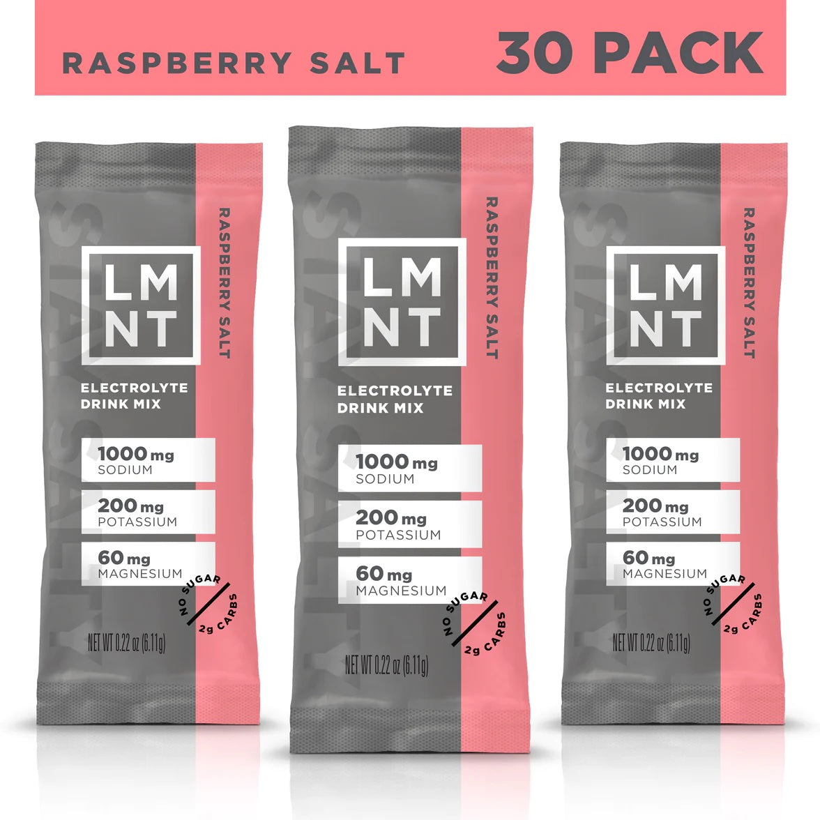 LMNT Raspberry Salt - 30 Sticks