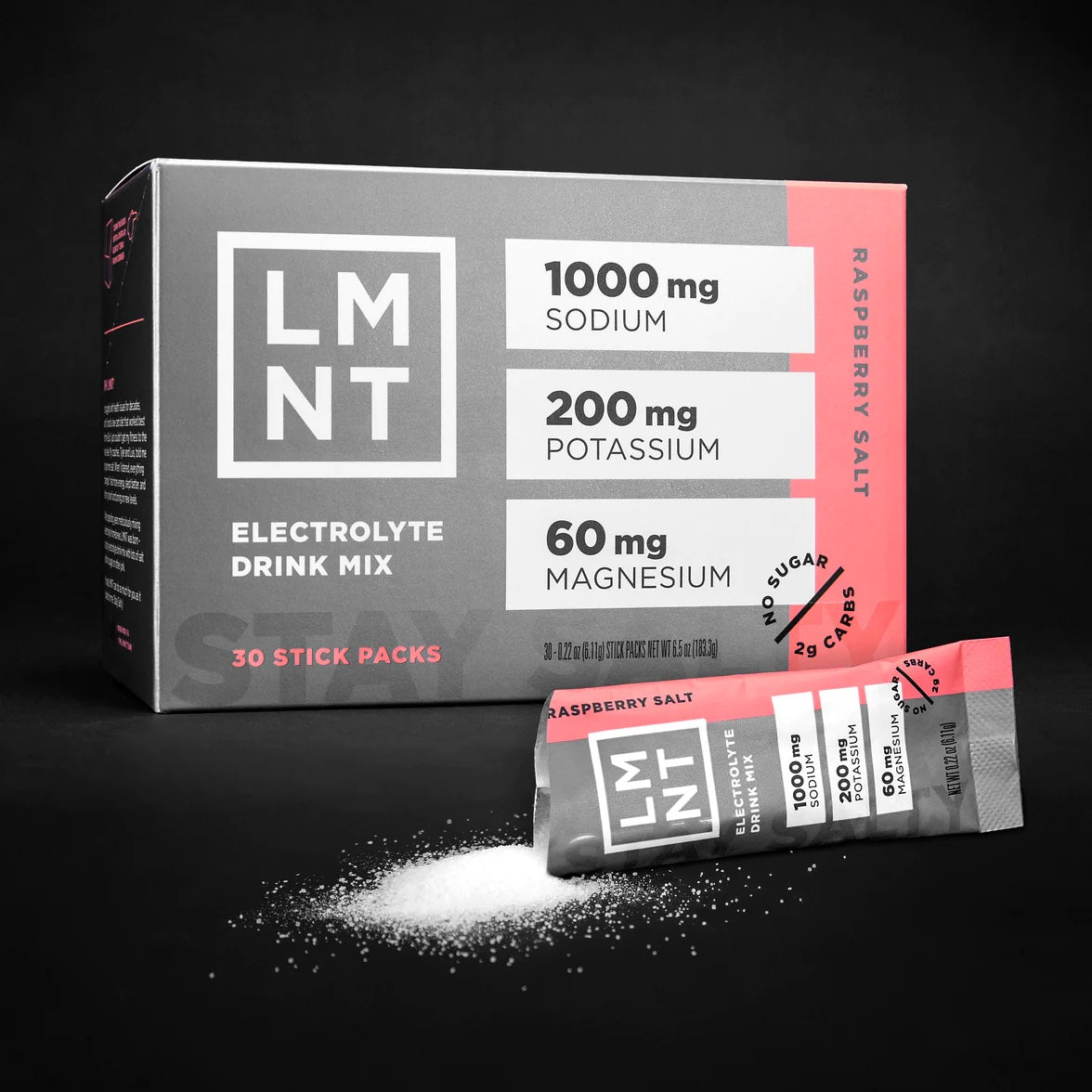 LMNT Raspberry Salt - 30 Sticks